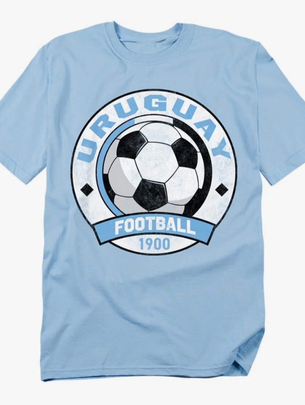 Distressed Soccer Ball Tee Shirt